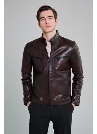 Мужская куртка коричневая